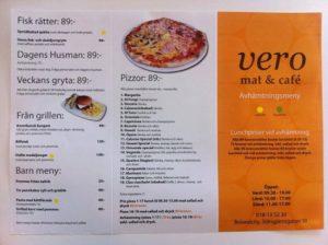 vero mat café meny