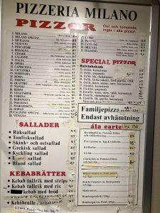 milano bollnäs meny